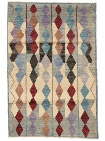  Moroccan Berber - Afghanistan 絨毯 112X169 モダン 手織り 濃い茶色/濃いグレー (ウール, アフガニスタン)