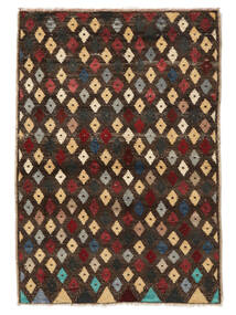  Moroccan Berber - Afghanistan 94X136 ウール 絨毯 黒/オレンジ 小 絨毯 