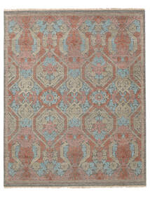  Himalaya 絨毯 252X315 ウール 絨毯 茶/グリーン 大 絨毯 