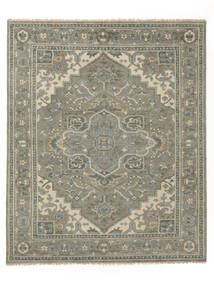絨毯 オリエンタル ウサク インド 絨毯 251X304 ダークイエロー/深緑色の 大きな (ウール, インド)