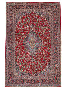  カシャン Fine 絨毯 322X485 オリエンタル 手織り 深紅色の/茶 大きな (ウール, )