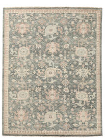 絨毯 オリエンタル ウサク インド 絨毯 274X357 ベージュ/グリーン 大きな (ウール, インド)