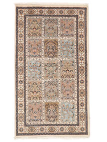手織り バクティアリ インド 絨毯 92X165 ウール 絨毯 茶/ベージュ 小 絨毯 