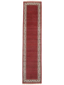 絨毯 手織り Mir インド 絨毯 80X350 廊下 カーペット 深紅色の/茶 (ウール, インド)