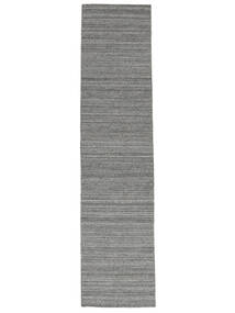 廊下 絨毯 80X350 モダン Petra 絨毯 - 濃いグレー 