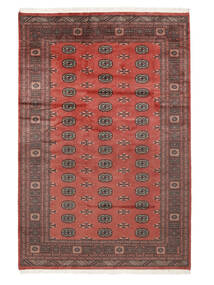 185X277 絨毯 オリエンタル パキスタン ブハラ 2Ply 絨毯 深紅色の/黒 (ウール, パキスタン)