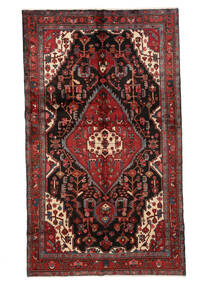  ナハバンド 絨毯 157X264 オリエンタル 手織り 黒/深紅色の (ウール, )