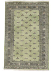  パキスタン ブハラ 2Ply 絨毯 199X304 ウール 絨毯 深緑色の/グリーン 絨毯 