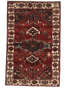 絨毯 ペルシャ ロリ 絨毯 159X250 黒/深紅色の (ウール, ペルシャ/イラン)