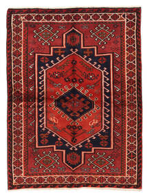 絨毯 ペルシャ ロリ 絨毯 151X200 深紅色の/黒 (ウール, ペルシャ/イラン)