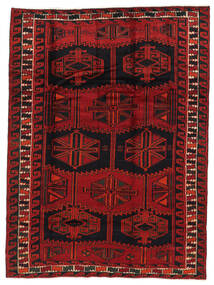 196X262 絨毯 オリエンタル ロリ 絨毯 黒/深紅色の (ウール, ペルシャ/イラン)