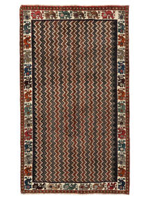 150X254 絨毯 カシュガイ 絨毯 オリエンタル 手織り 黒/茶 (ウール, ペルシャ/イラン)