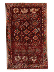 146X234 絨毯 オリエンタル カシュガイ 絨毯 黒/深紅色の (ウール, ペルシャ/イラン)