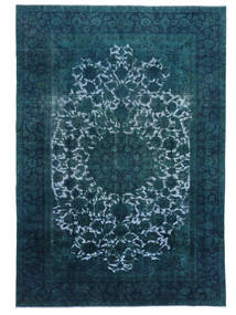 絨毯 手織り カラード ヴィンテージ 絨毯 280X410 黒/紺色の 大きな (ウール, ペルシャ/イラン)
