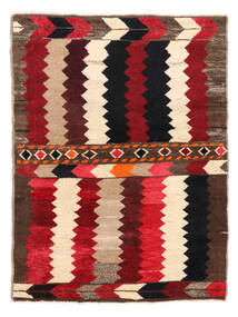 95X129 絨毯 Moroccan Berber - Afghanistan モダン 手織り 深紅色の/黒 (ウール, アフガニスタン)