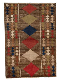  Moroccan Berber - Afghanistan 95X137 ウール 絨毯 茶/黒 小 絨毯 