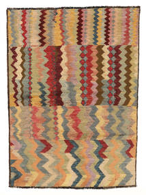 124X170 絨毯 Moroccan Berber - Afghanistan モダン 茶/深紅色の (ウール, アフガニスタン)