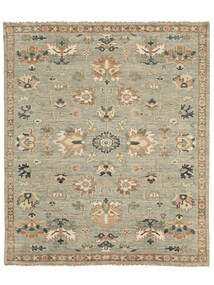 253X299 絨毯 ウサク インド 絨毯 オリエンタル 手織り ダークイエロー/茶 大きな (ウール, インド)