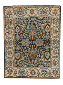 絨毯 ウサク インド 絨毯 237X303 黒/ダークイエロー (ウール, インド)
