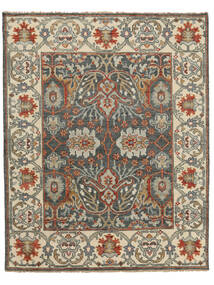 絨毯 オリエンタル ウサク インド 絨毯 244X306 茶/グリーン (ウール, インド)