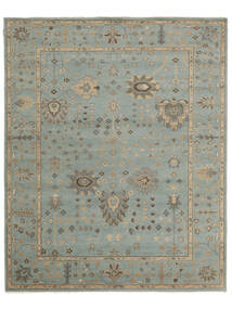 250X305 絨毯 ウサク インド 絨毯 オリエンタル グリーン/ダークイエロー 大きな (ウール, インド)