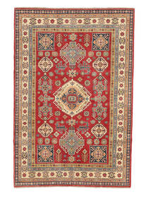 180X267 絨毯 カザック Fine 絨毯 オリエンタル 茶/深紅色の (ウール, アフガニスタン)