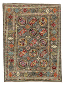 174X231 絨毯 オリエンタル カザック Fine 絨毯 茶/黒 (ウール, アフガニスタン)