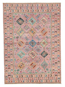 絨毯 オリエンタル カザック Fine 絨毯 168X234 赤/茶 (ウール, アフガニスタン)