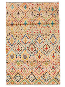 絨毯 Moroccan Berber - Afghanistan 120X182 ベージュ/オレンジ (ウール, アフガニスタン)
