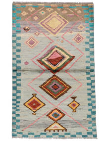  88X145 シャギー ラグ 小 Moroccan Berber - Afghanistan ウール, 絨毯 