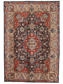 絨毯 カシュマール 198X287 深紅色の/茶 (ウール, ペルシャ/イラン)