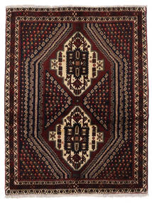  アフシャル Shahre Babak 絨毯 120X160 ペルシャ ウール 絨毯 黒/茶 小 絨毯 