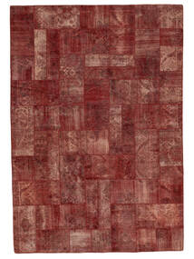 239X343 絨毯 Patchwork - Turkiet モダン 深紅色の/黒 (ウール, トルコ)