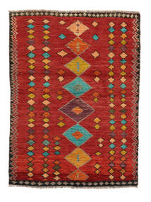 90X122 絨毯 Moroccan Berber - Afghanistan モダン 深紅色の/黒 (ウール, アフガニスタン)