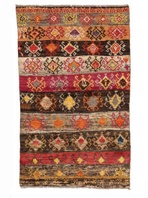 86X141 絨毯 Moroccan Berber - Afghanistan モダン 茶/深紅色の (ウール, アフガニスタン)