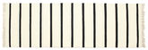 ドリ Stripe 絨毯 - 白色 / 黒