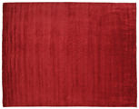 ハンドルーム fringes 絨毯 - 深紅色の