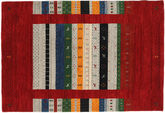 Loribaf ルーム Designer 絨毯 - 深紅色の / マルチカラー