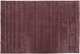 ハンドルーム fringes 絨毯 - 濃い紫
